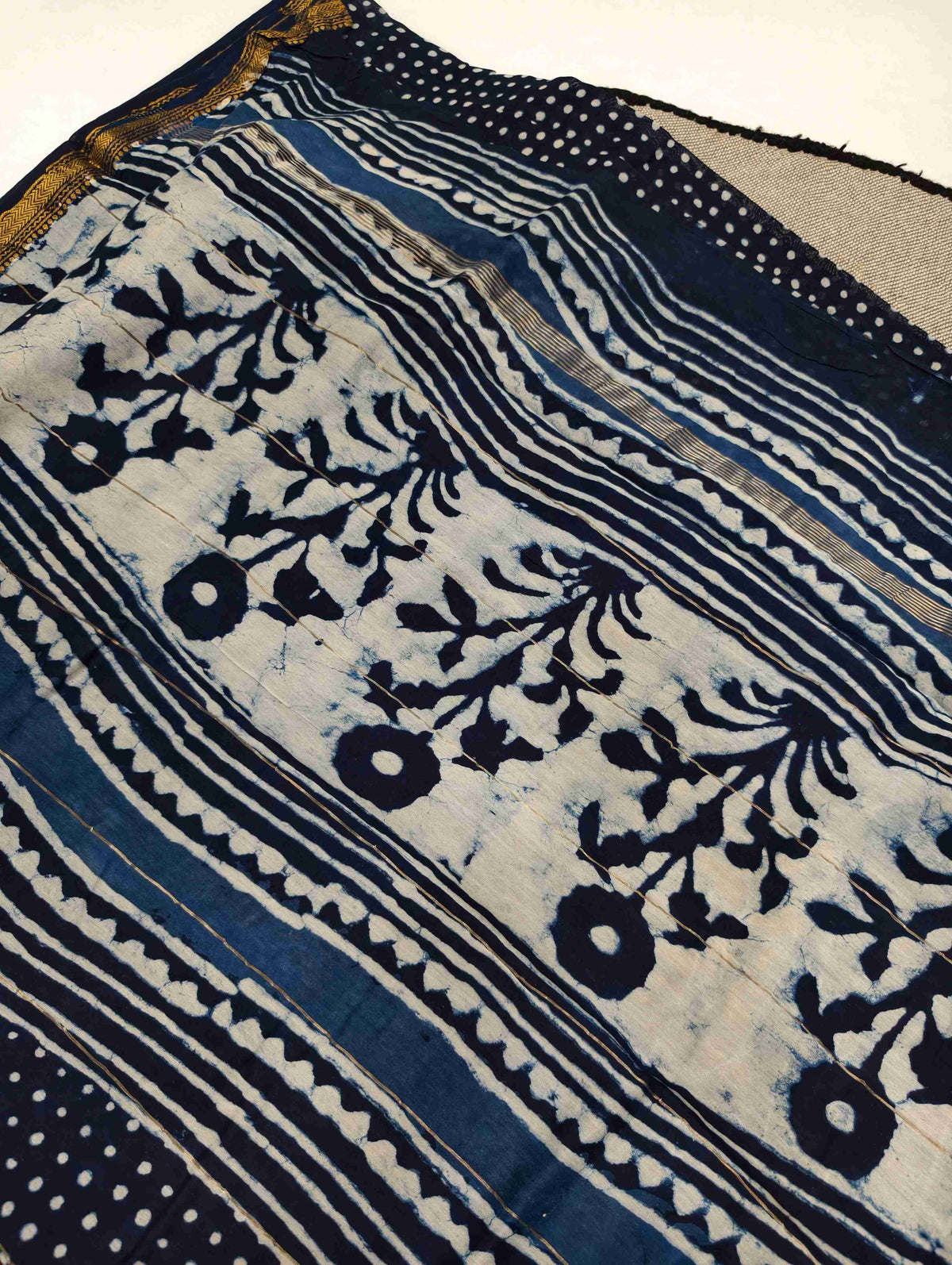 Indigo Polka Maheshwari - view 2