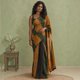 Multistripes Khadi Cotton Saree