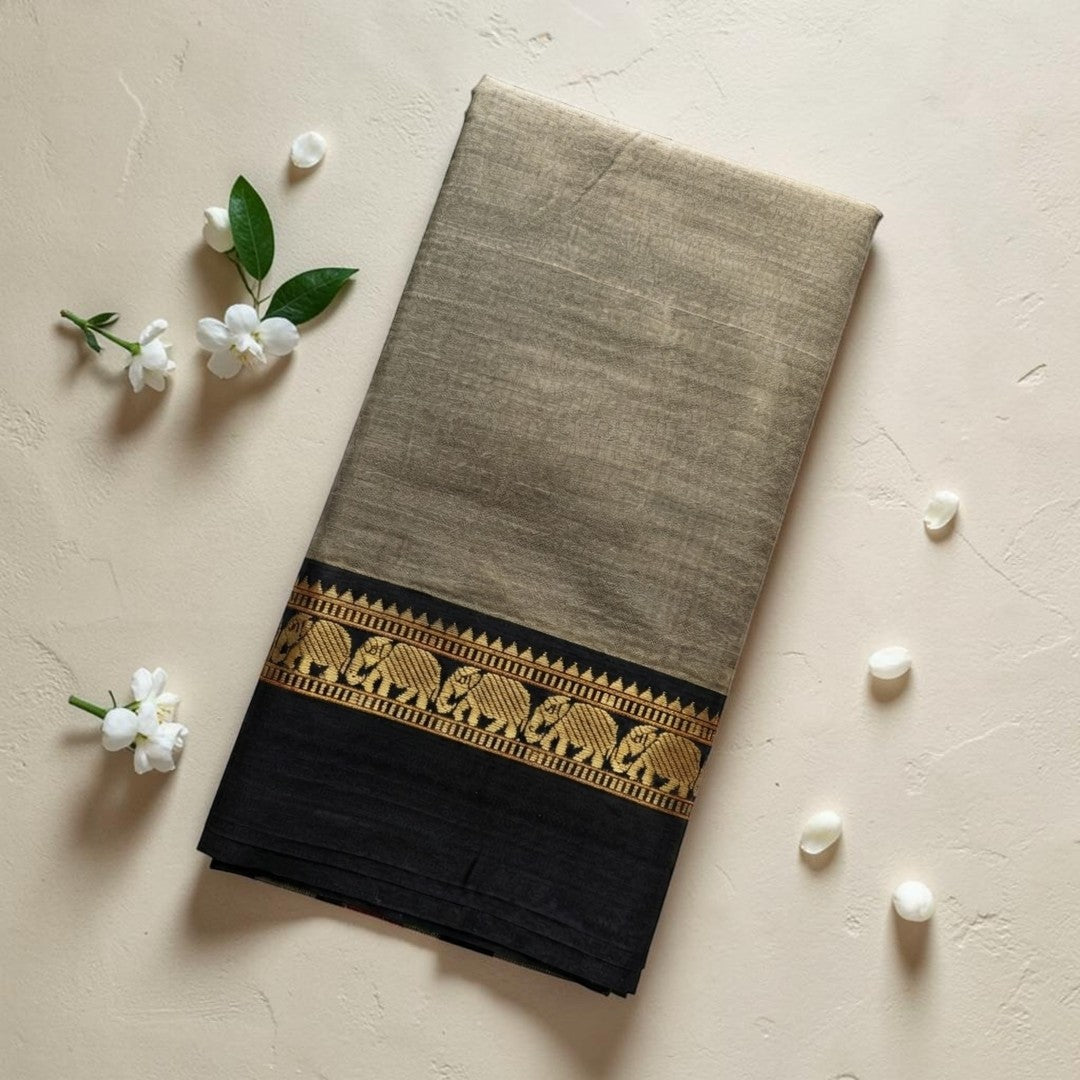 Gajamala Border Narayanpet Mercerized Cotton Saree