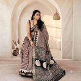 Ajrakh Pallu Bagru Maheshwari