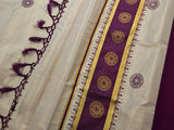 Mandala Kerala Kasavu Tissue Silk Saree