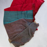 Linen Cotton Handloom Saree