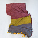 Linen Cotton Handloom Saree