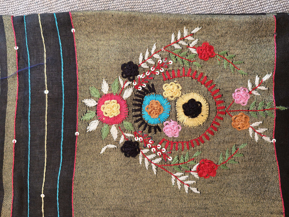 Pure Linen Hand Embroidery