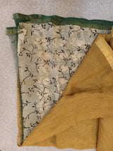 Mustard Block Print Kota Doriya