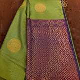 Semi Silk Saree with Woven Medallions