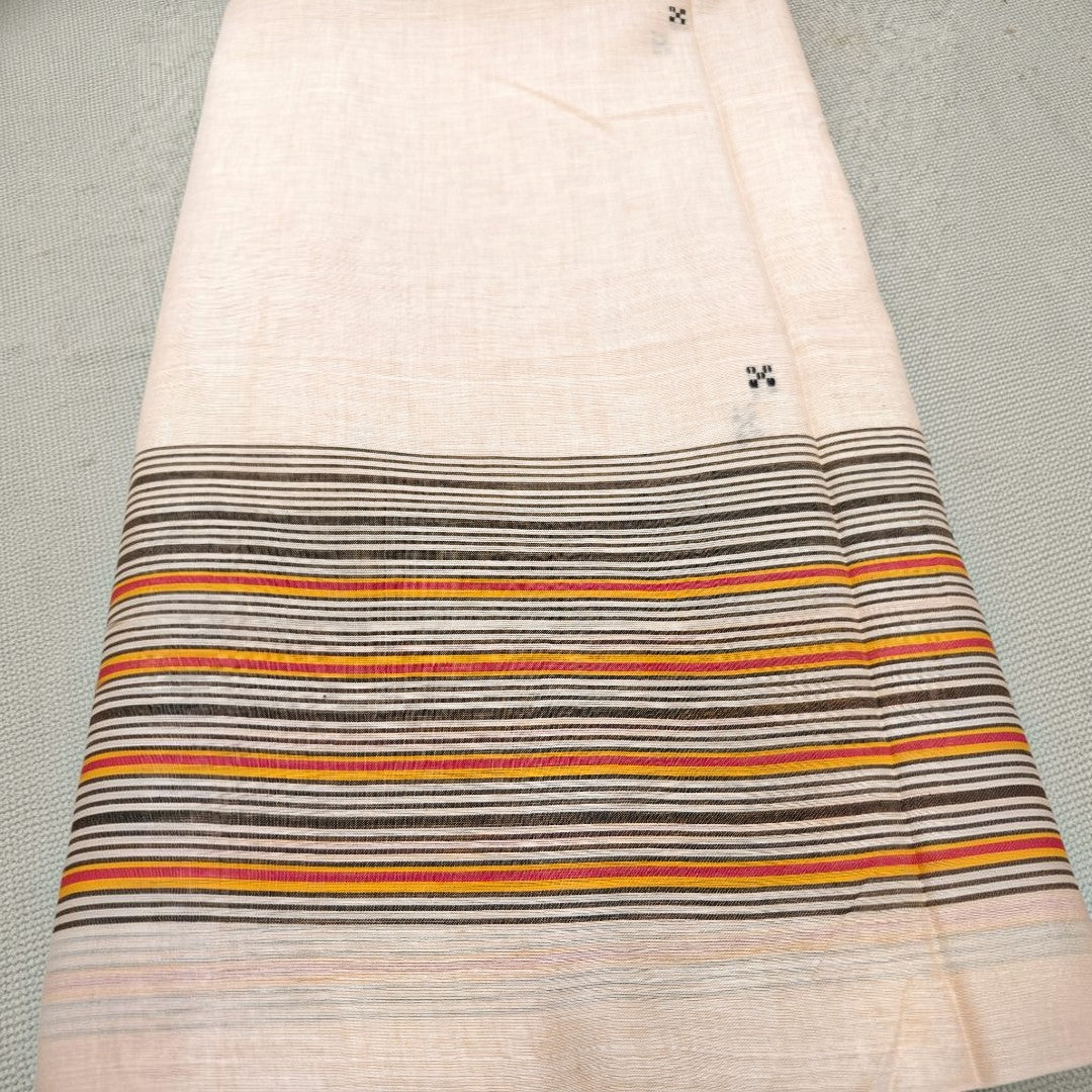 Handloom Saree with Minimalistic Butti