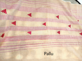 Dhonekhali Lal Booti Handloom Saree
