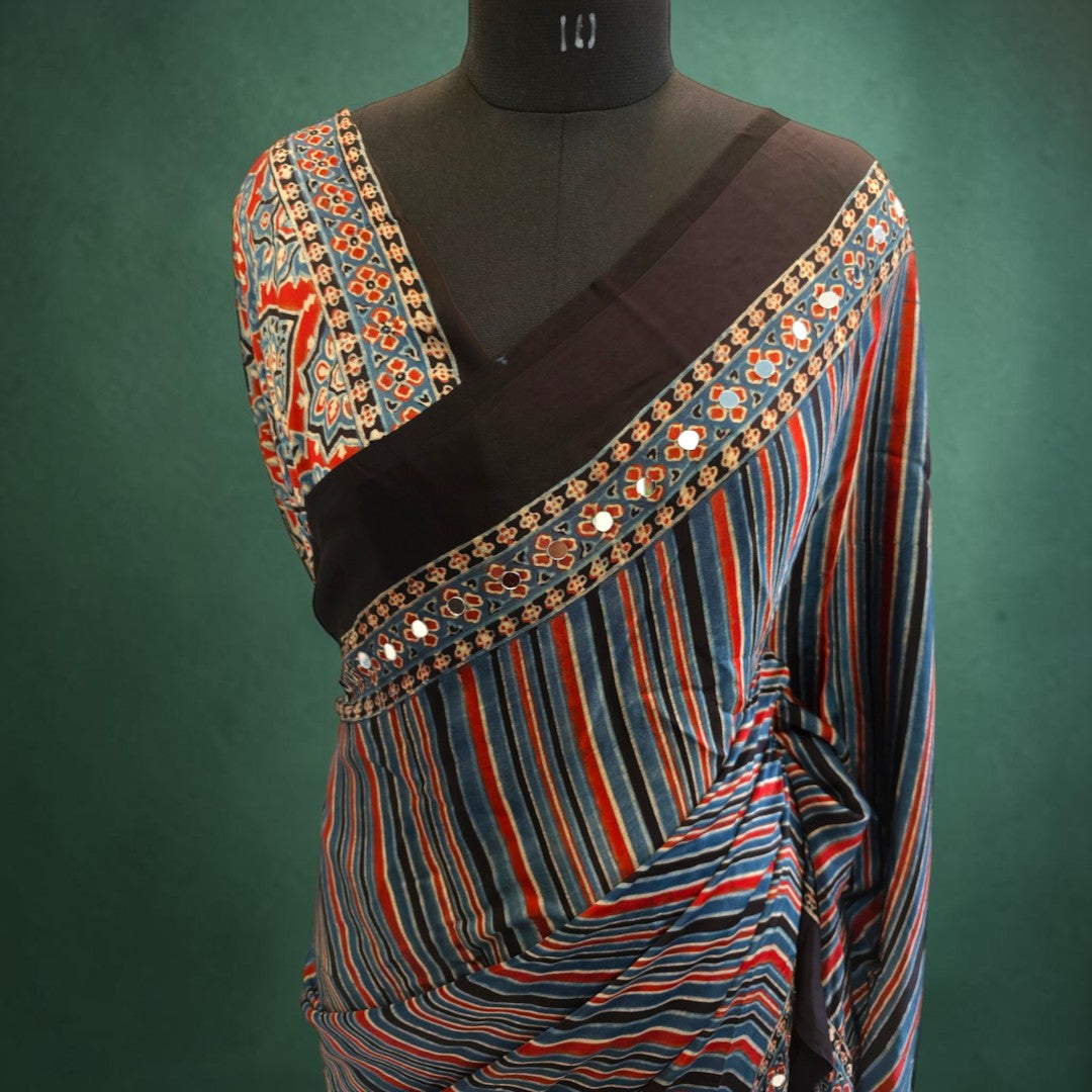 Mirror, Stripes & Ajrakh Spice