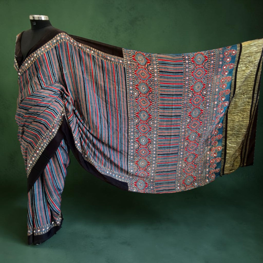 Mirror, Stripes & Ajrakh Spice