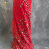 Crimson Red Floral Elegance
