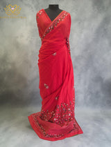 Crimson Red Floral Elegance