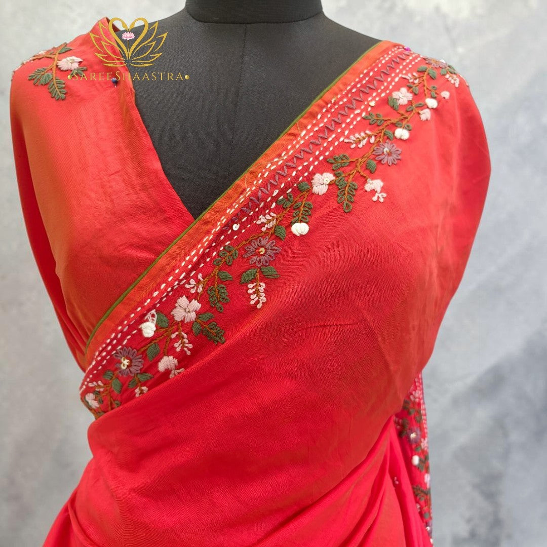 Crimson Red Floral Elegance