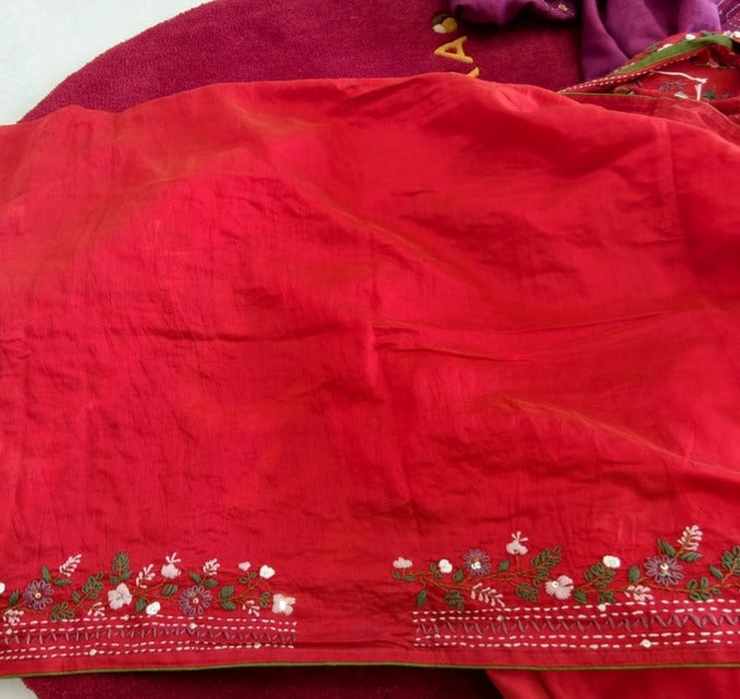 Crimson Red Floral Elegance