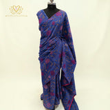 Royal Cobalt Blue Floral Artistry