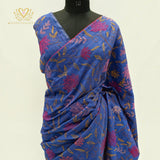 Royal Cobalt Blue Floral Artistry