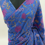 Royal Cobalt Blue Floral Artistry