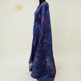 Royal Cobalt Blue Floral Artistry