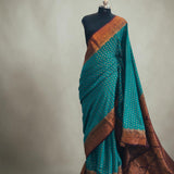 Georgette Banarasi Butti Silk Saree