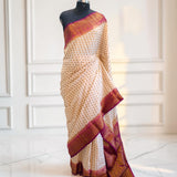 Georgette Banarasi Butti Silk Saree
