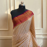 Georgette Banarasi Butti Silk Saree