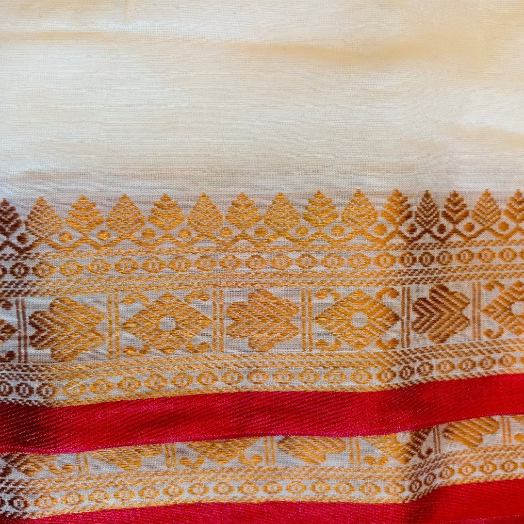 Crimson Gold Minimal Mul Cotton