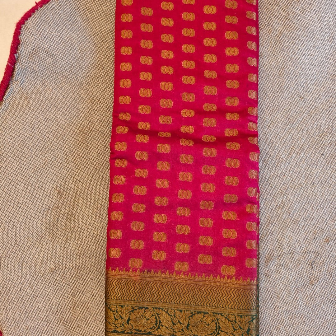Georgette Banarasi Butti Silk Saree