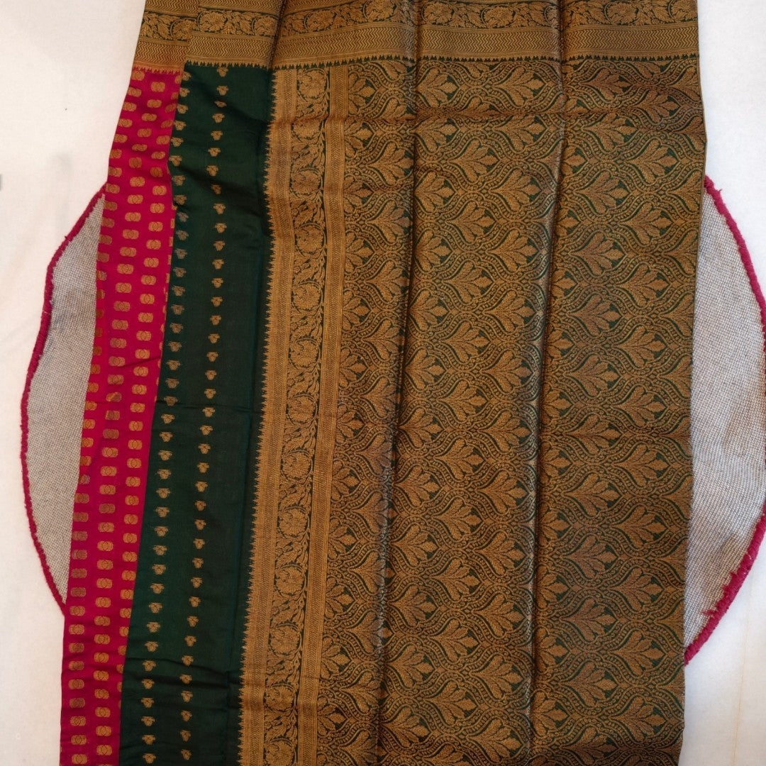 Georgette Banarasi Butti Silk Saree