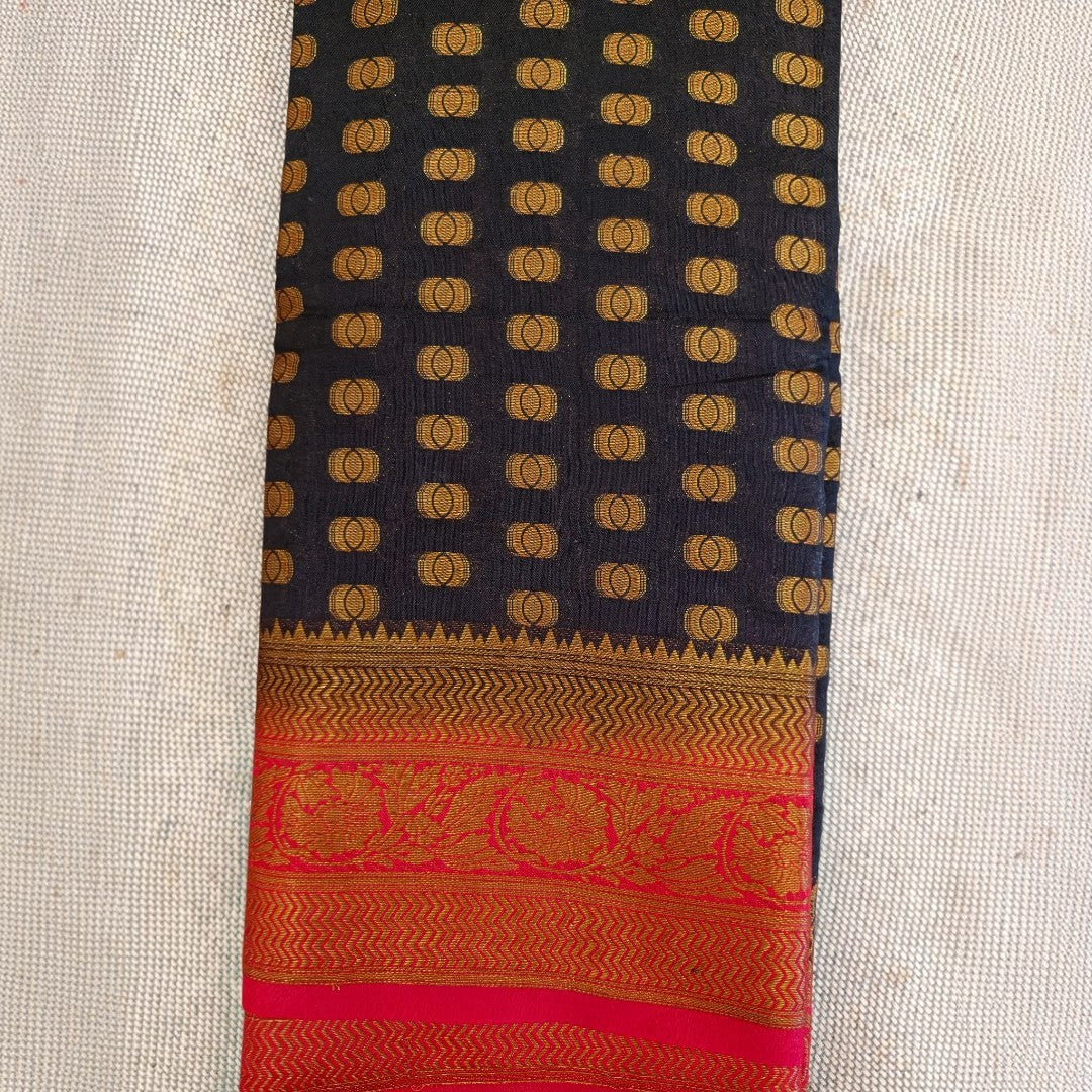 Georgette Banarasi Butti Silk Saree