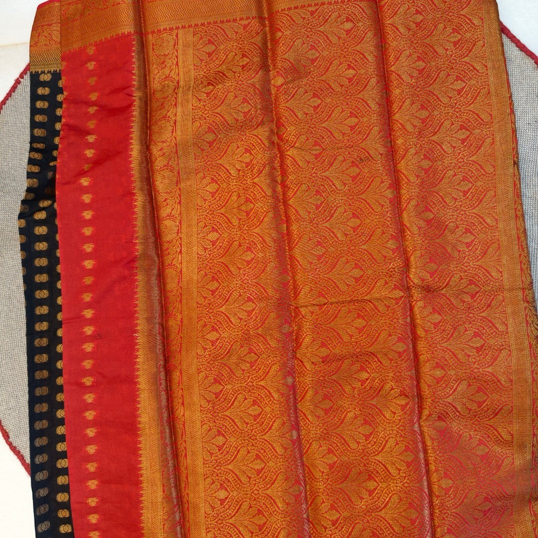 Georgette Banarasi Butti Silk Saree