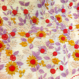 Lavender Garden Semi Linen Embroidery