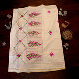 Chanderi Pink Onam Bouquet
