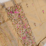 The Enchanted Swan in Kantha