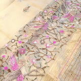 The Enchanted Swan in Kantha