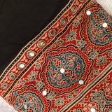 Noor-e-Ajrak — Pure Modal Ajrakh Mirror Saree