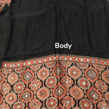 Noor-e-Ajrak — Pure Modal Ajrakh Mirror Saree