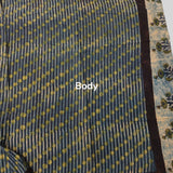Earth & Indigo Hand Block Printed Mul Cotton Saree