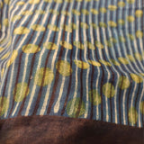 Earth & Indigo Hand Block Printed Mul Cotton Saree