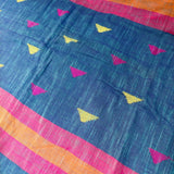 Semi -Linen Handwoven Butti Saree