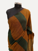 Multistripes Khadi Cotton Saree
