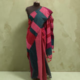 Multistripes Khadi Cotton Saree