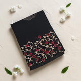 Elephant Motif Block Print Mul cotton Saree