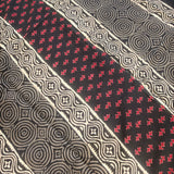 Elephant Motif Block Print Mul cotton Saree