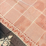 Floral Noir — Screen Printed Mul Cotton Saree