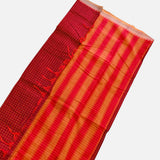 Ruby Red Narayanpet Saree