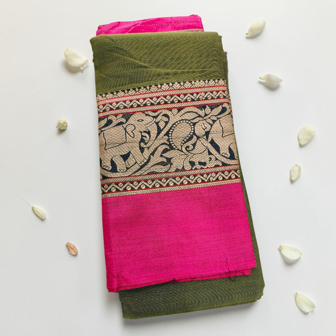 Gaja-Mayura Narayanpet Saree