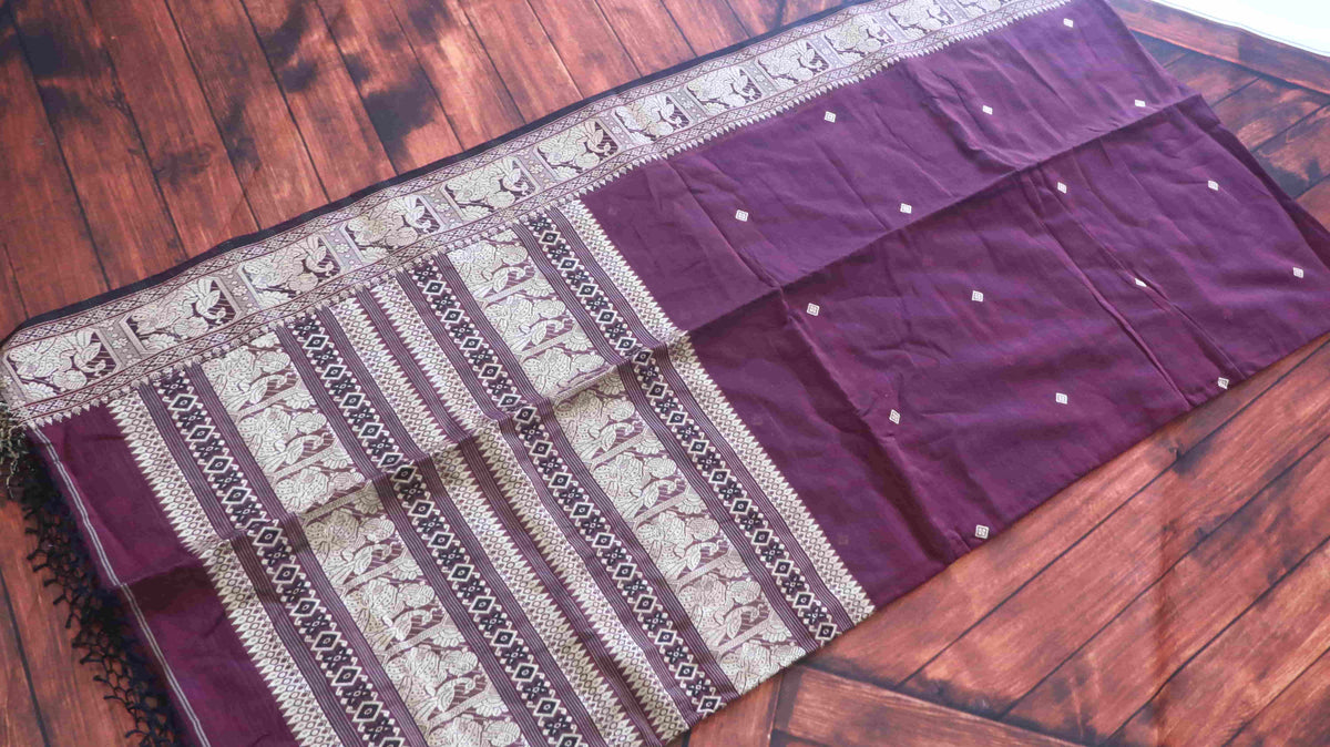 Maroon Cotton Baluchuri