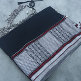 Handloom Cotton Saree with Sambalpuri-Inspired Woven Pallu
