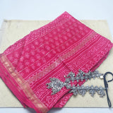 Rani Pink Traditional Maheshwari