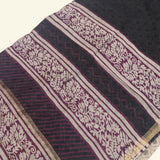 Black Dual Design Bagru Maheshwari